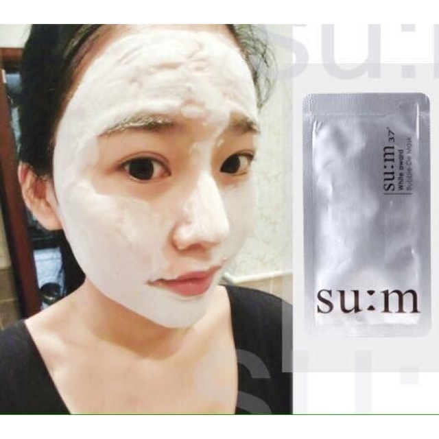 Mặt nạ 💖FREESHIP💖 Mặt nạ Sum 37 White Award Bubble De Mask 2ml | Thế Giới Skin Care