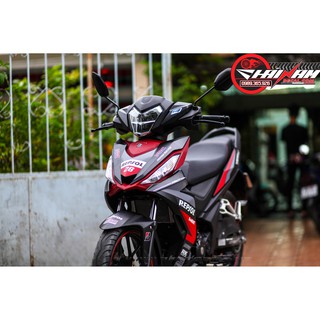 Tem Xe Winner 150 Đen Viền Đỏ