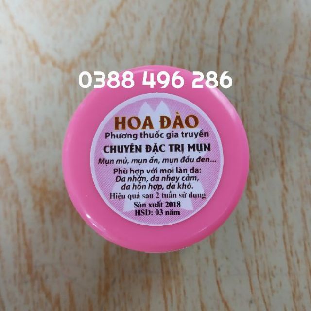 Mụn hoa đào hũ to