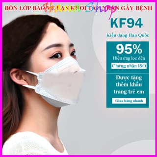Khẩu trang KF94 Uni Mask 4D, Khẩu trang kháng khuẩn, hàng chính hãng kiểu dáng Hàn Quốc