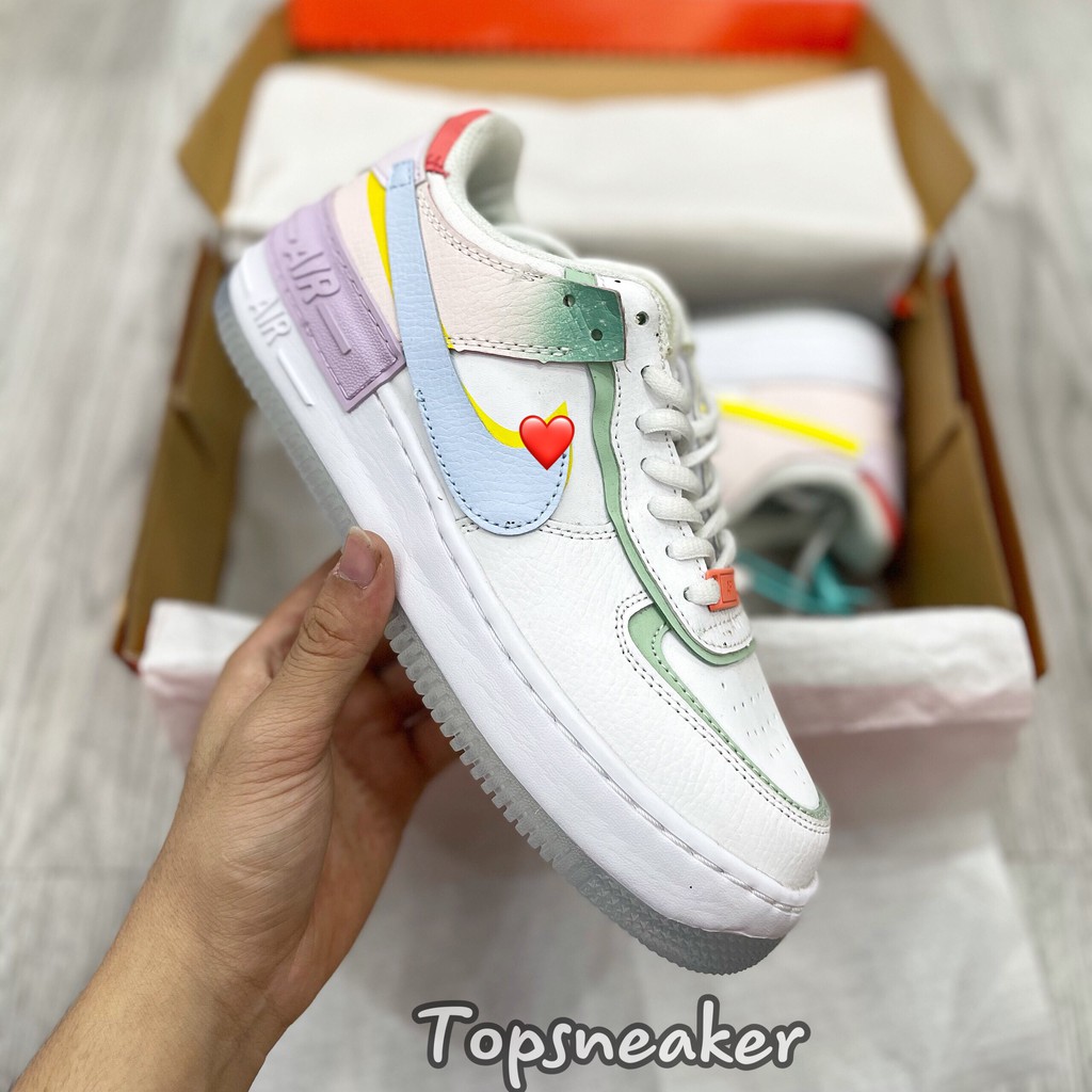 Giày Sneaker AF1 Shadow Kim Cương Full Box Freeship