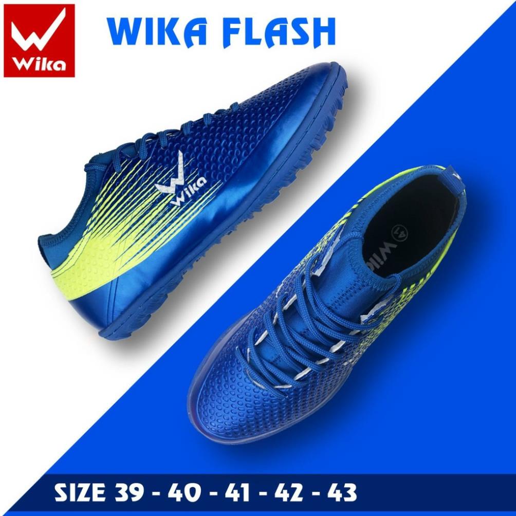Giày Bóng Đá WIKA Chính Hãng Da Phủ PU Cao Cấp Chống Bong Tróc, Đế Mềm Dẻo, Đinh Bám Sân 2017 PU-3