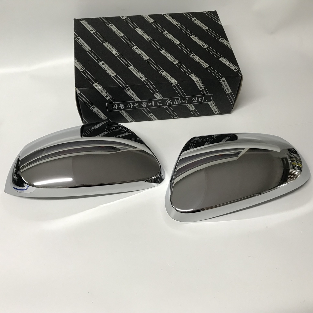 Ốp gương chiếu hậu mạ crom trang trí xe Hyundai i10 Grand nhập khẩu Hàn Quốc MSP: C840