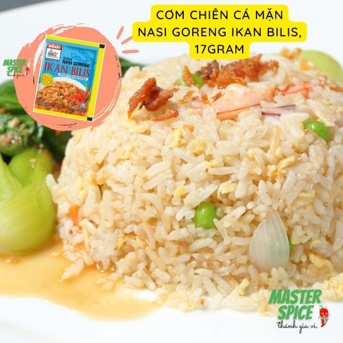Gói gia vị Cơm chiên cá mặn/cá cơm Khối lượng 17g