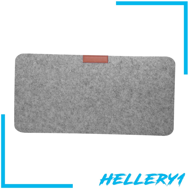Tấm Lót Chuột Và Bàn Phím Mềm Màu Đen Dành Cho Văn Phòng / Nhà Cửa [Hellery1] [Hellery1]