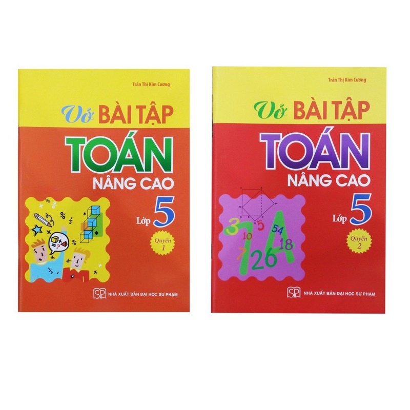 Sách - (Combo 2 tập) Vở Bài Tập Toán Nâng Cao Lớp 5