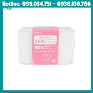 Bông Tẩy Trang Miniso Natural Cotton Pads 1000 Miếng