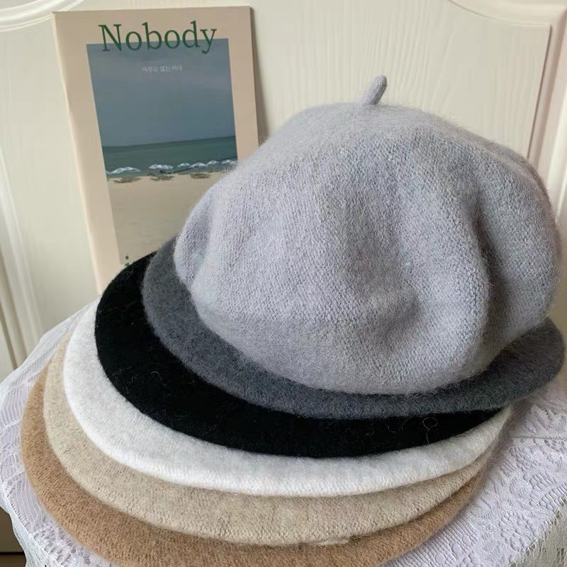 Mũ nồi beret chất dạ cao cấp form đẹp