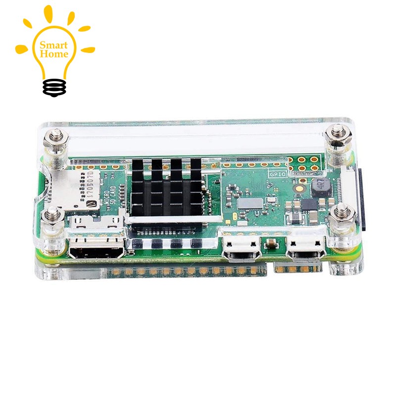 ♥〞Acrylic Case Kit for Raspberry W and Pi Zero with Heat Sink