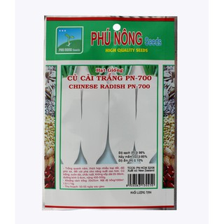 Hạt giống củ cải trắng f1 pn-700 phú nông