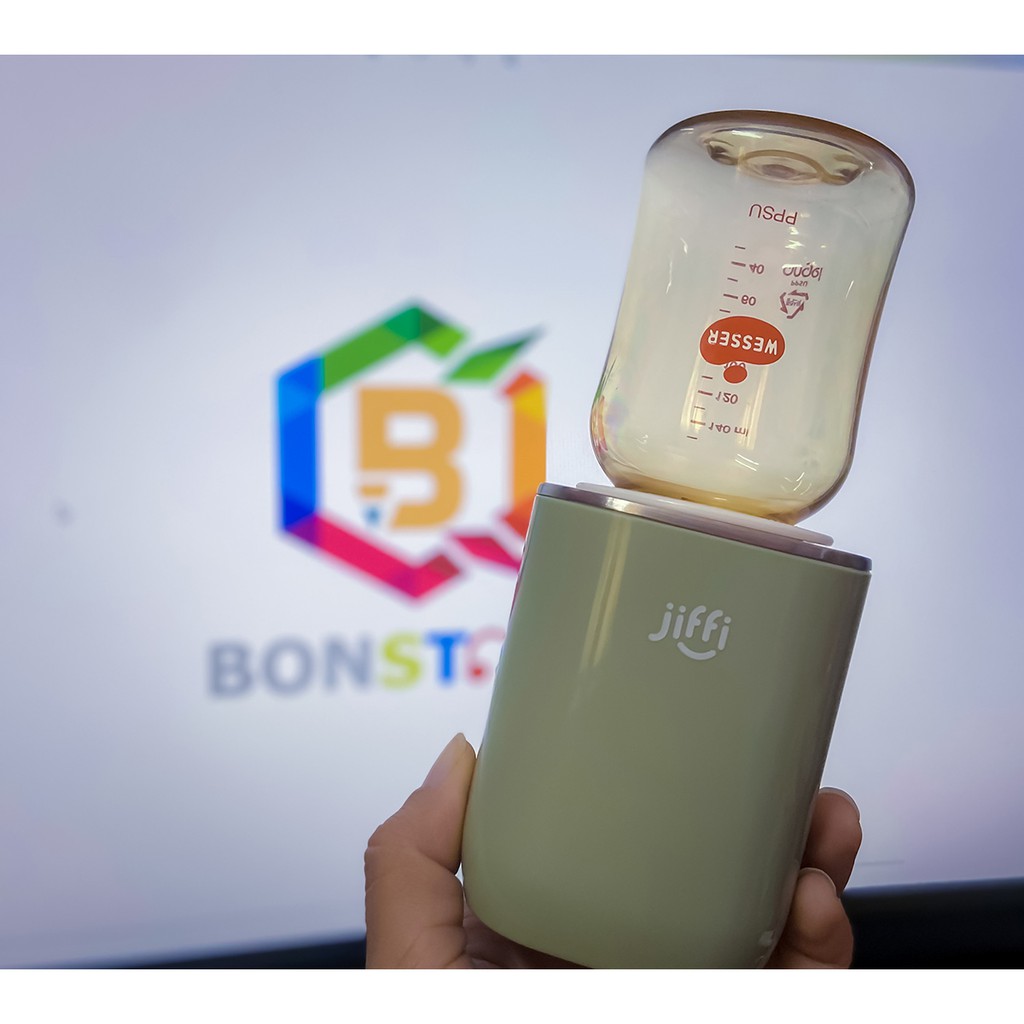 [BH 12 THÁNG] JIFFI Máy hâm sữa không dây cầm tay Jiffi bản 3.0 Mới Nhất