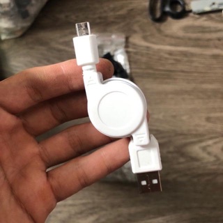 Dây Cáp Sạc Micro USB rút gọn thông minh