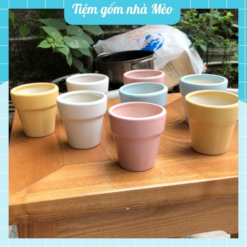 Tổng Hợp Các Mẫu Chậu Sứ Mini Trồng Sen Đá Siêu Xinh - Làng Gốm Bát Tràng Hàng Dày Dặn