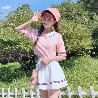 ✒❃đầm cổ búp bê màu hồng dễ thương cho bé gái
