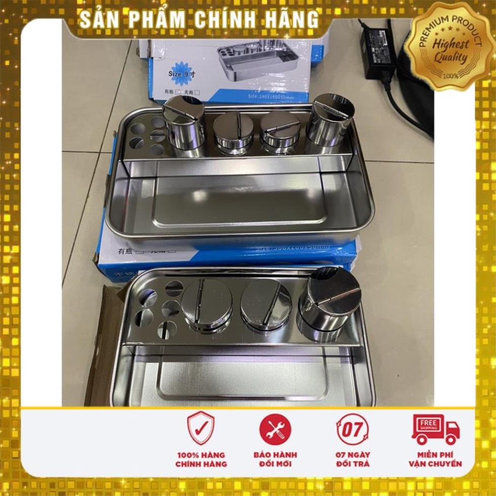 Bộ KHAY INOX ĐA NĂNG SPA - Inox 304 Cao Cấp