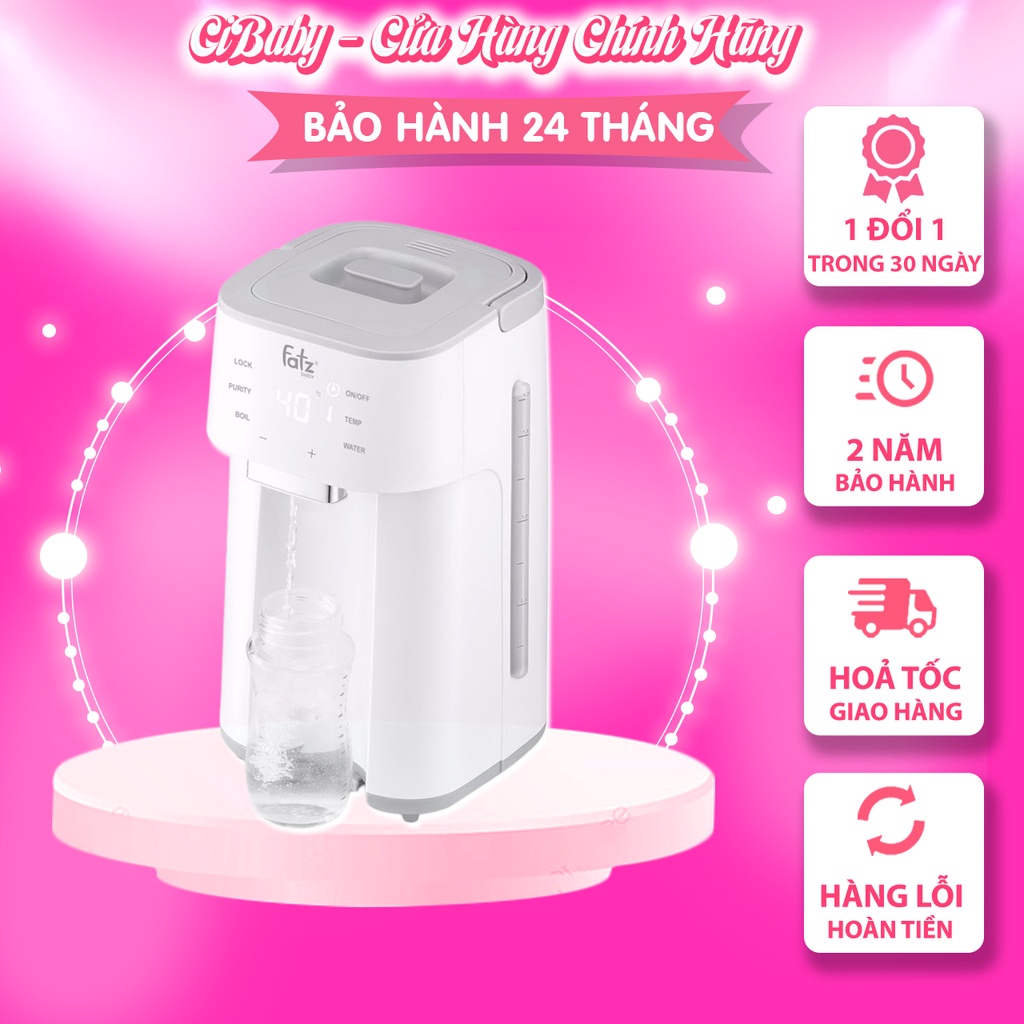 [BH 24 tháng] Máy đun và hâm nước pha sữa thông minh Fatz Baby SMART 2 FB3817TN