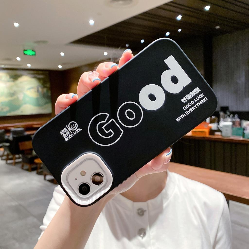 Ốp Điện Thoại Viền Chữ Đẹp Mắt 3 Trong 1 Cho iPhone 13Promax 12 11 7Plus X Xs Max XR 8 7