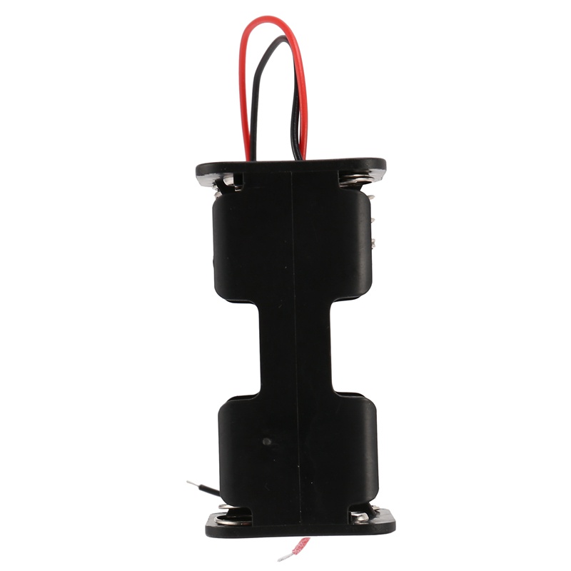 Hộp Đựng Pin AA 4 x 1.5V Hai Lớp Màu Đen Có Dây Dẫn