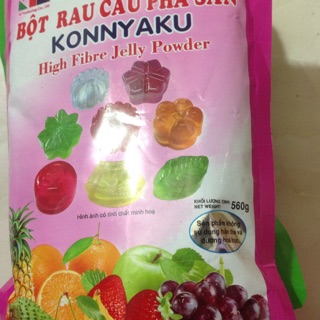 Rau câu pha sẵn vị dâu 560g