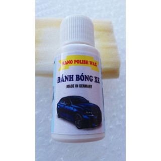 Lọ đánh bóng xe + miếng mút