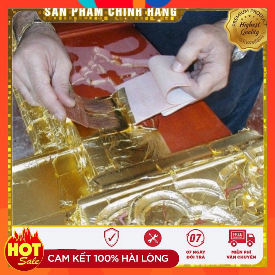 [Rẻ vô địch] Set 100-200-300-500 lá dát vàng Trung Quốc ,nguyên liệu slime cao cấp Giá Sỉ