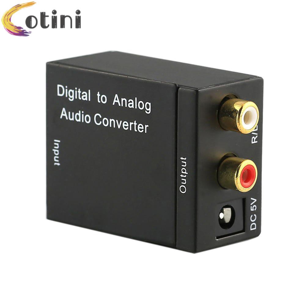 Bộ Chuyển Đổi Âm Thanh Kỹ Thuật Số Sang Analog Rca L / R