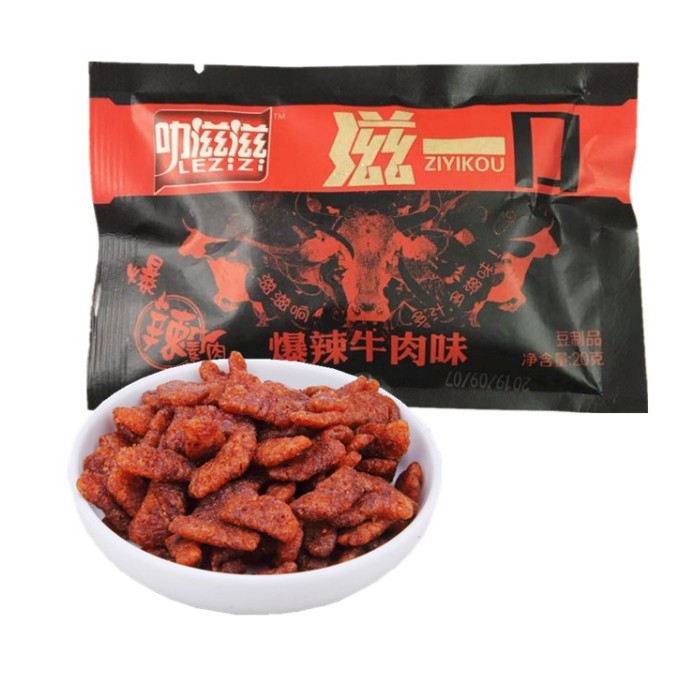 Thịt bò chay cay cay kiểu Hàn Quốc - snack chay gói 20g