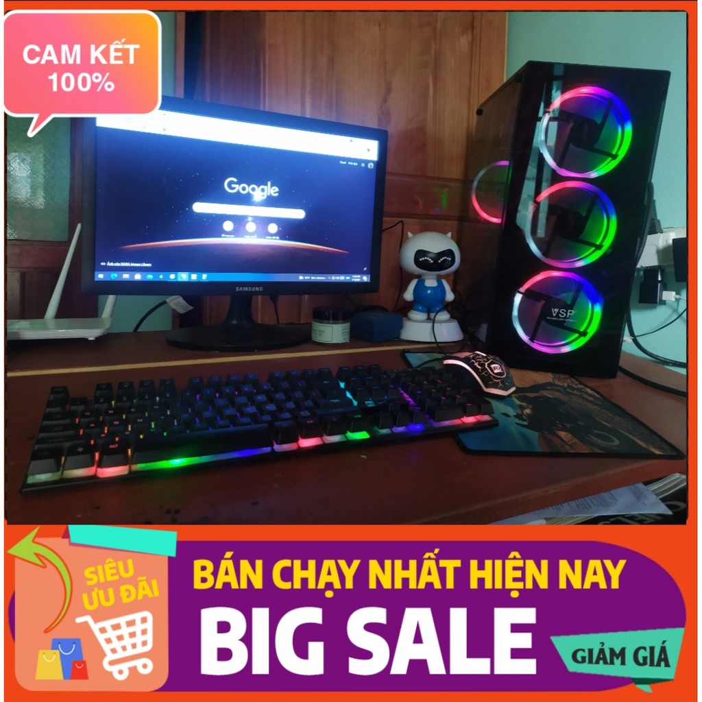 Máy tính bàn giá rẻ 💢[CAM KẾT BẢO HÀNH 1 THÁNG]💢 máy tính bàn chơi game liên minh làm việc văn phòng uy tín chất lượng