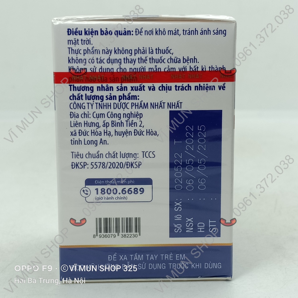 Viên uống Tăng Đề Kháng Nhất Nhất 120 viên - Hỗ trợ bồi bổ khí huyết, hoạt huyết, tăng sức đề kháng
