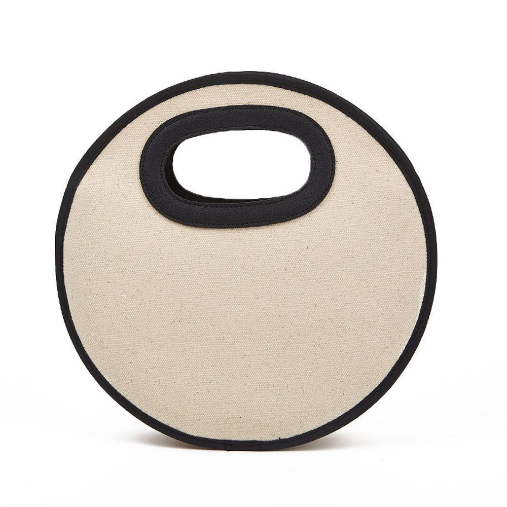 MIHAN1 Túi Đựng Mỹ Phẩm Hình Tròn Cỡ Lớn Thiết Kế Mới Cao Cấp Thời Trang