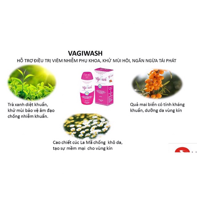Nhũ dịch vệ sinh phụ khoa Vagiwash