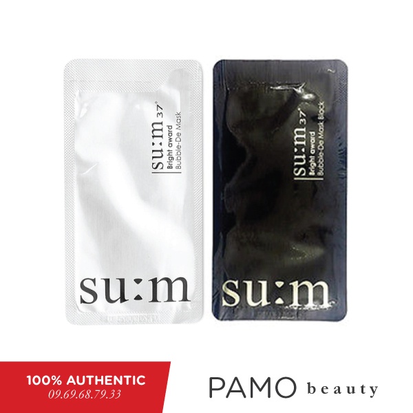 Mặt nạ sủi bọt thải độc SU:M 37