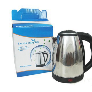 Xả Kho Ấm Siêu Tốc Đun Nước Electric Kettle Dung Tích 1.8 Lít Loại 1 Lớp, Bảo Hành 6 Tháng Lỗi Đổi Mới