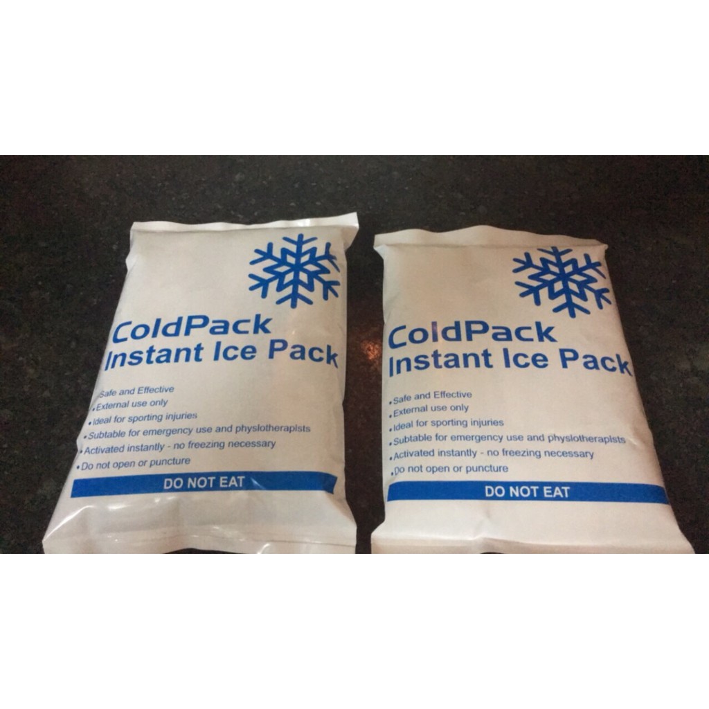 Đá khô túi Acool coldpack 500g giữ lạnh thực phẩm, sữa, chườm vết thương