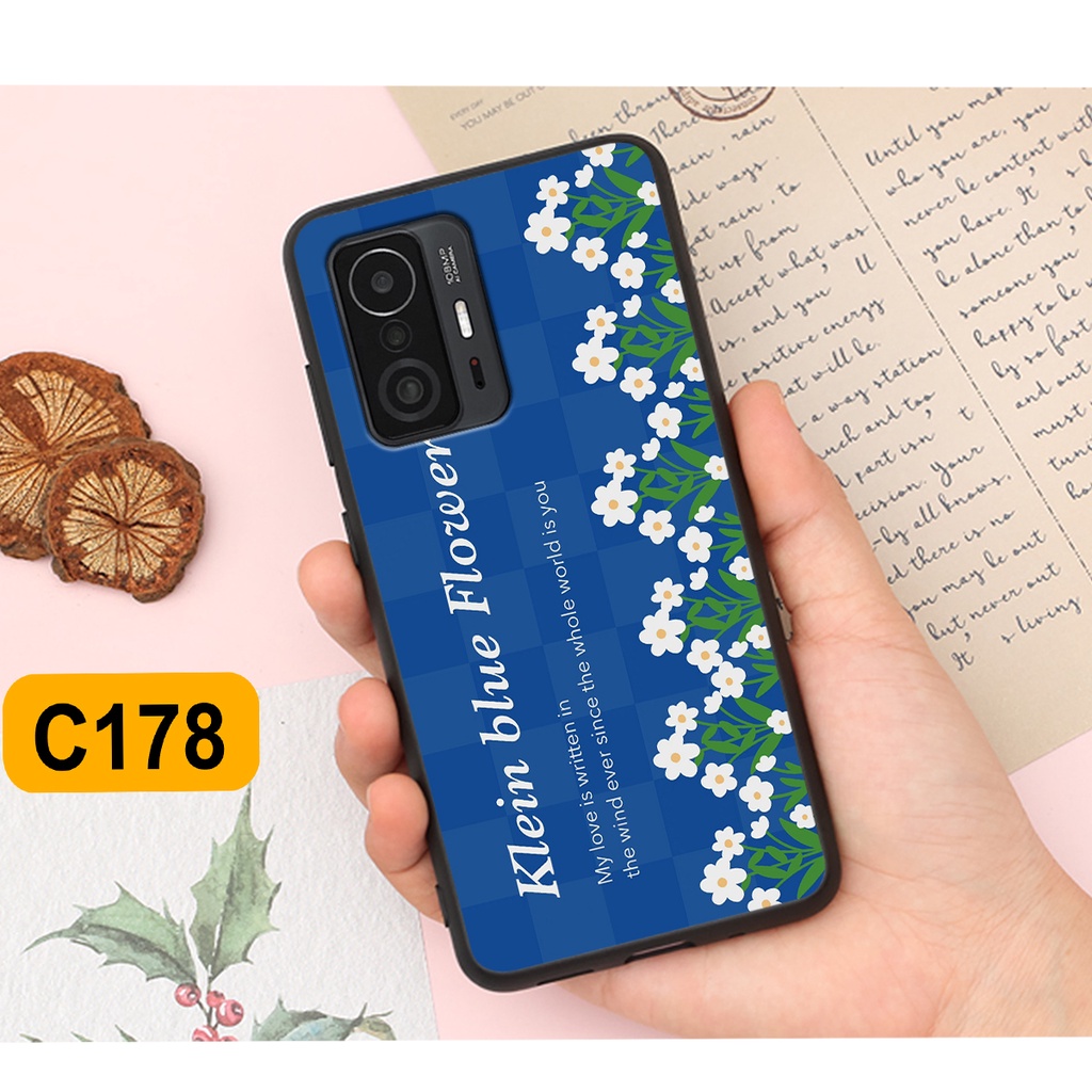 Ốp Xiaomi Mi 11T - Mi 11T Pro in hình hoa cỏ nhẹ nhàng,họa tiết caro xinh xắn.ốp lưng chống sốc