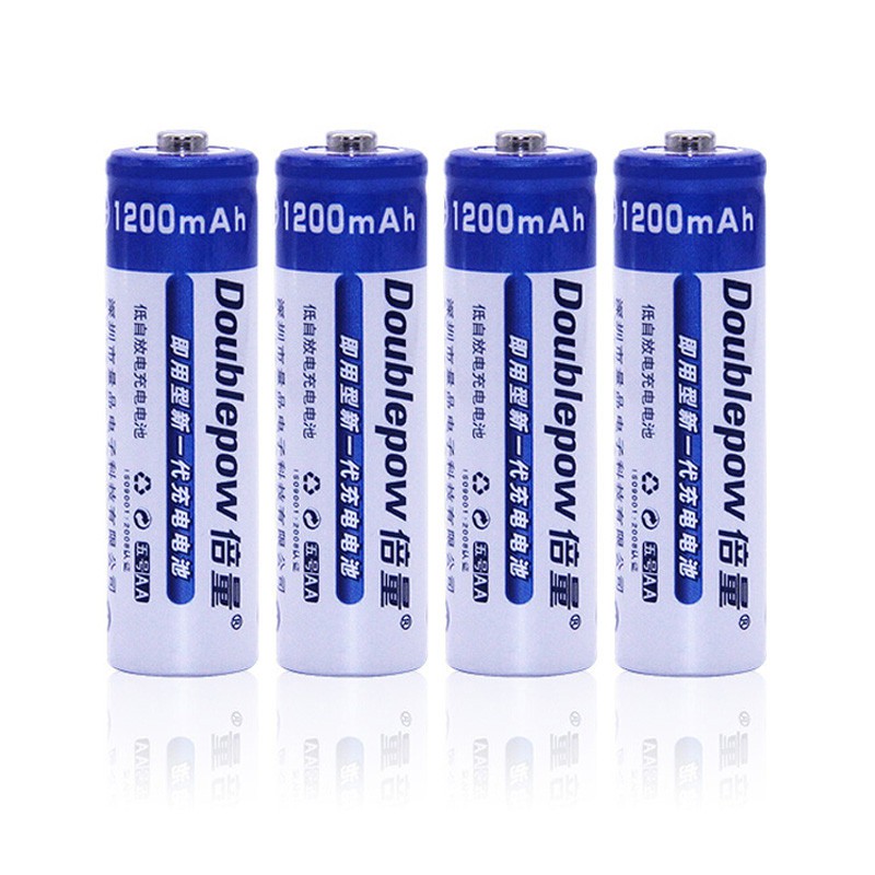 Đôi Pin sạc AA Doublepow cao cấp 1200mAh