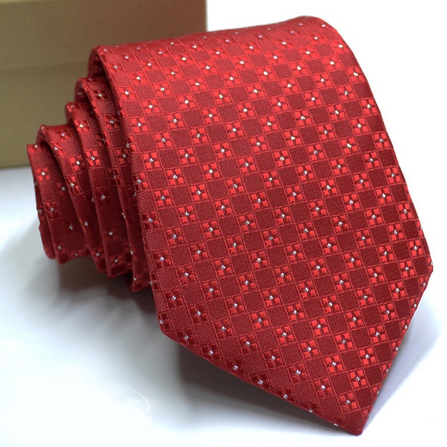 Cà Vạt 8CM Sọc Ca Rô Thời Trang Lịch Lãm Cho Nam