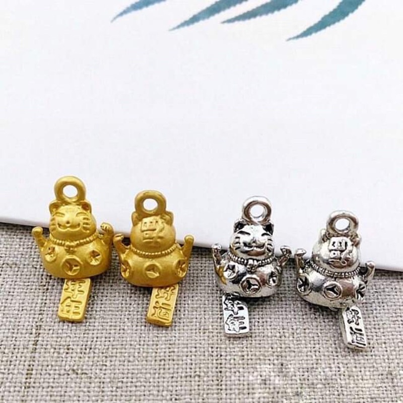 GIÁ SỈ  Charm mèo thần tài cực xinh - Hàng siêu đẹp loại 1, PL901