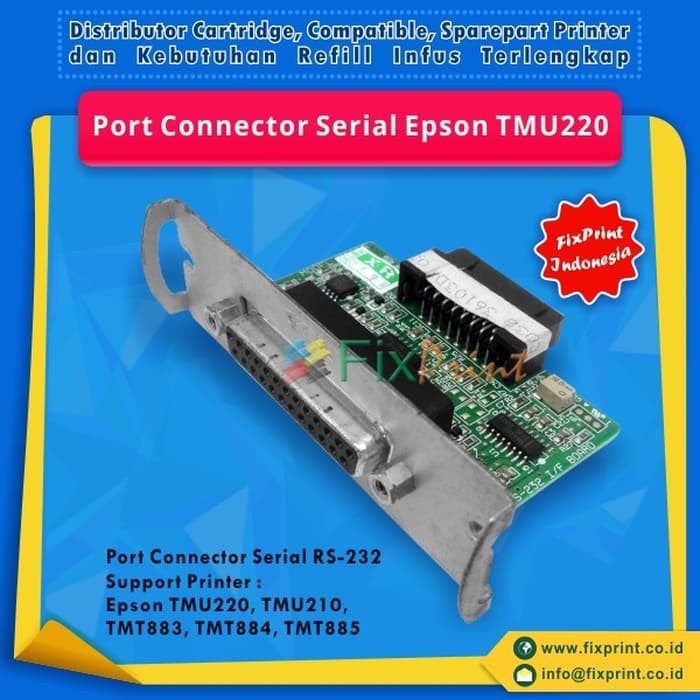 Phụ Kiện Cổng Rs232 Rs-232 B Tmu220 Tmu220d Tm-u220 Tm-u295 Fpjnew268 Cho Máy In