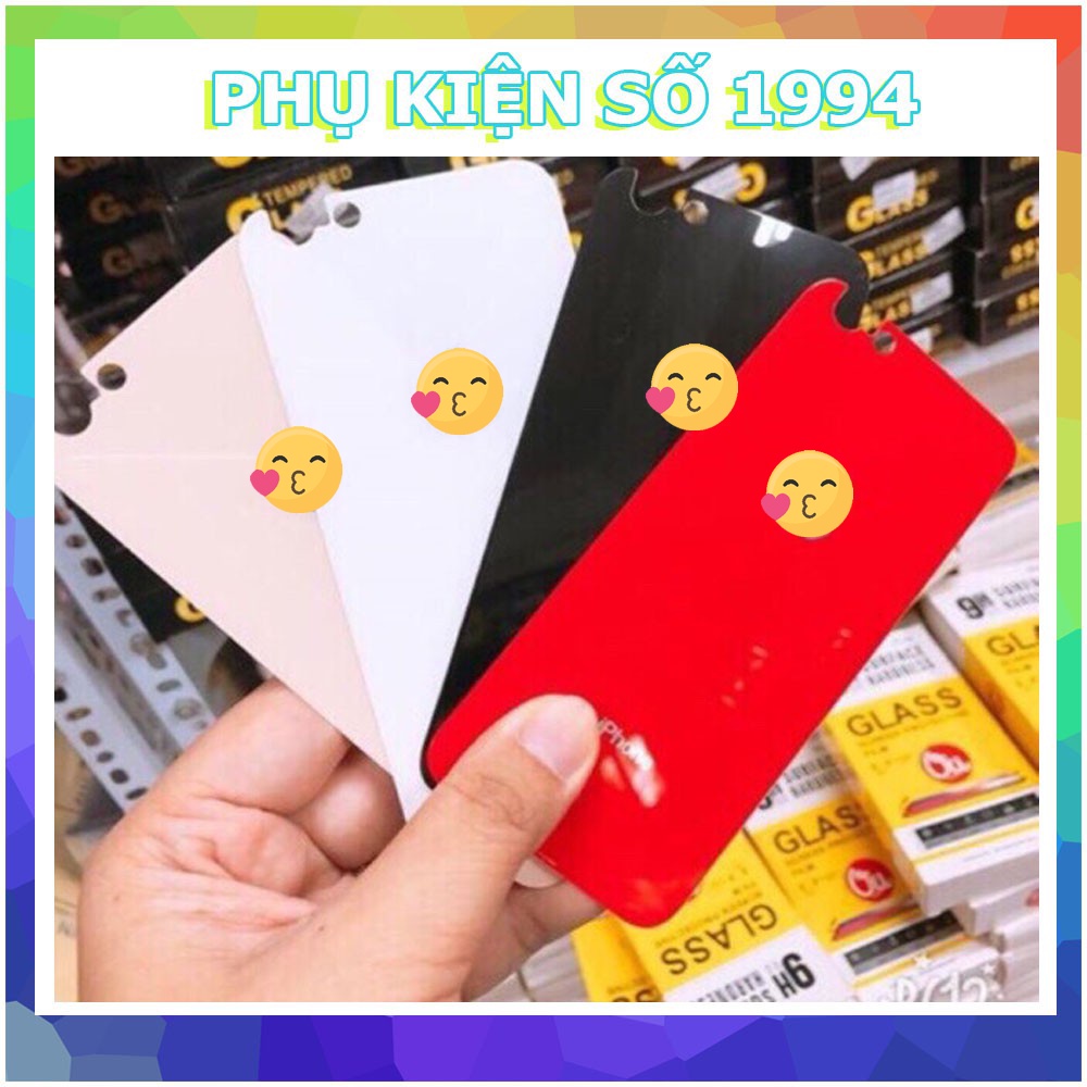 Kính Cường Lực Mặt Sau Lưng Màu dành cho iPhone
