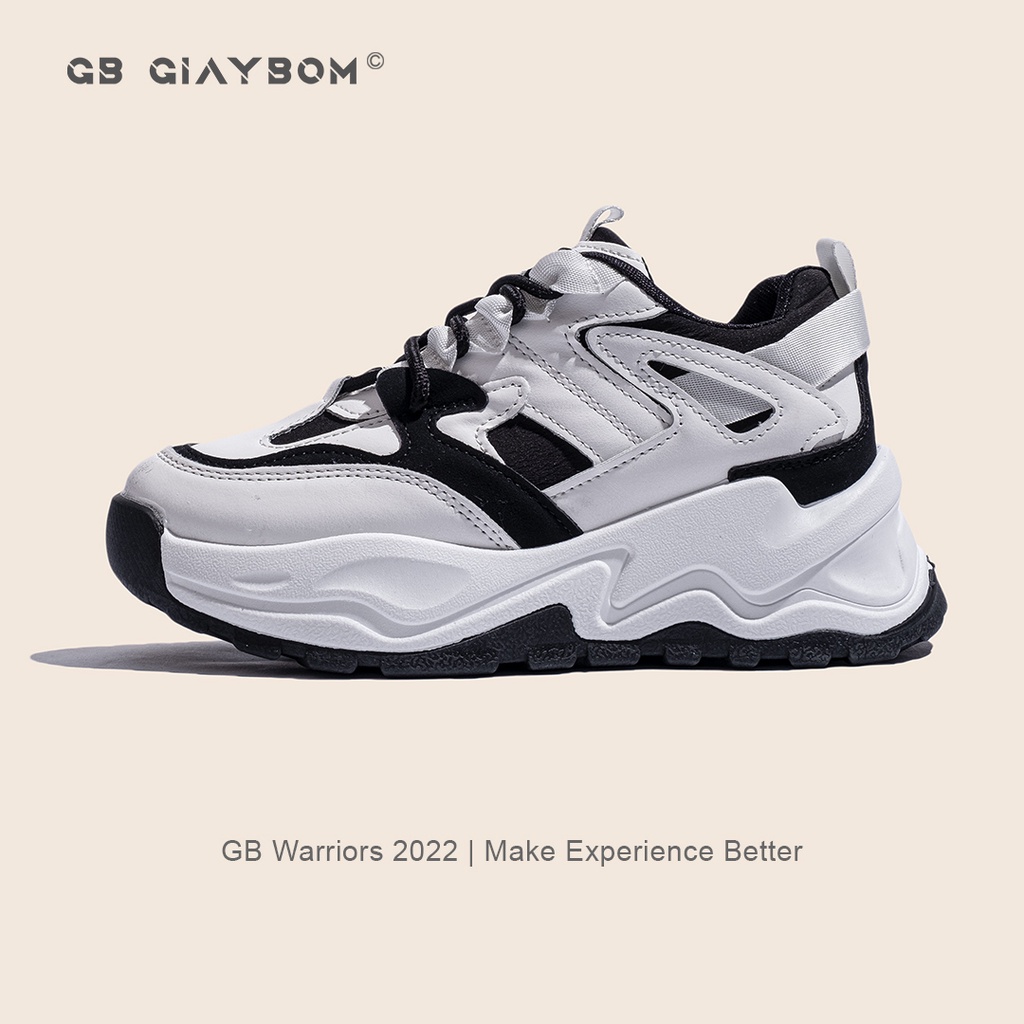 Giày Thể Thao Nữ Đế Cao Siêu Nhẹ giayBOM GB Warriors L1593