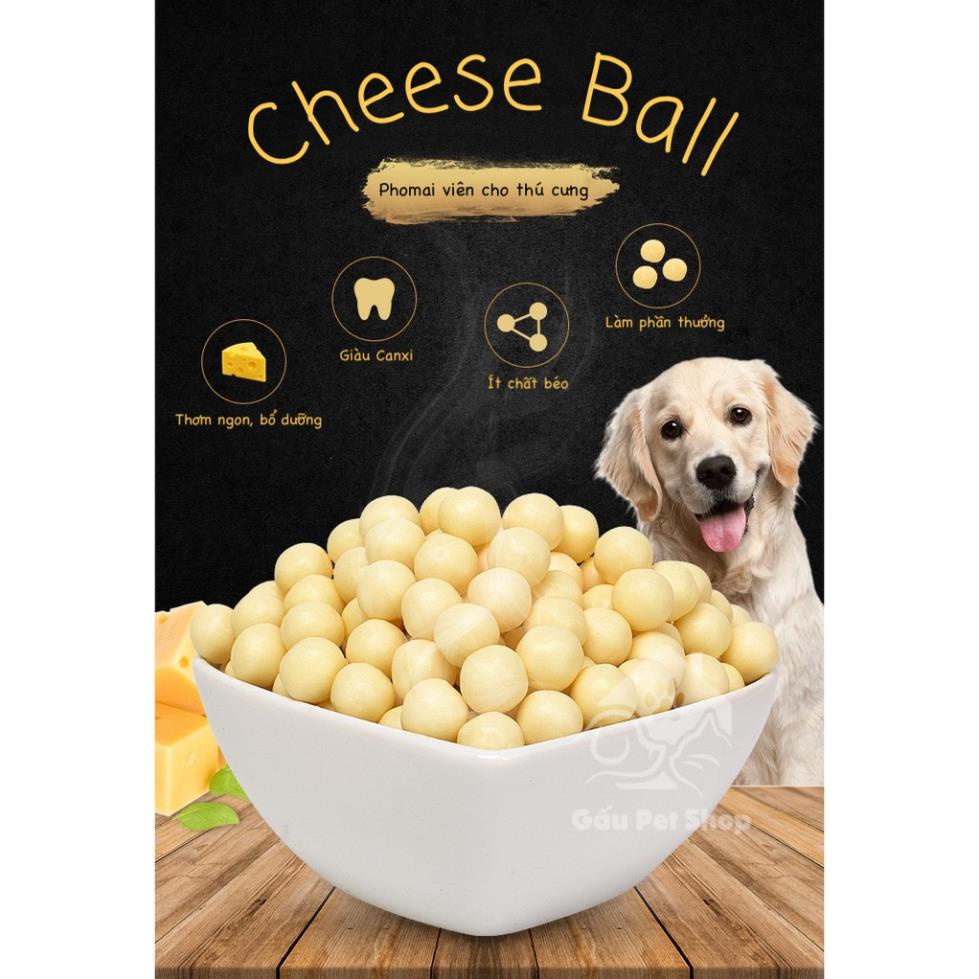 Cheese Ball - Phomai Viên Cao Cấp Cho Thú Cưng 🧀
