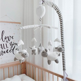Đồ chơi treo cũi, kèm 35 bài nhạc và thú bông