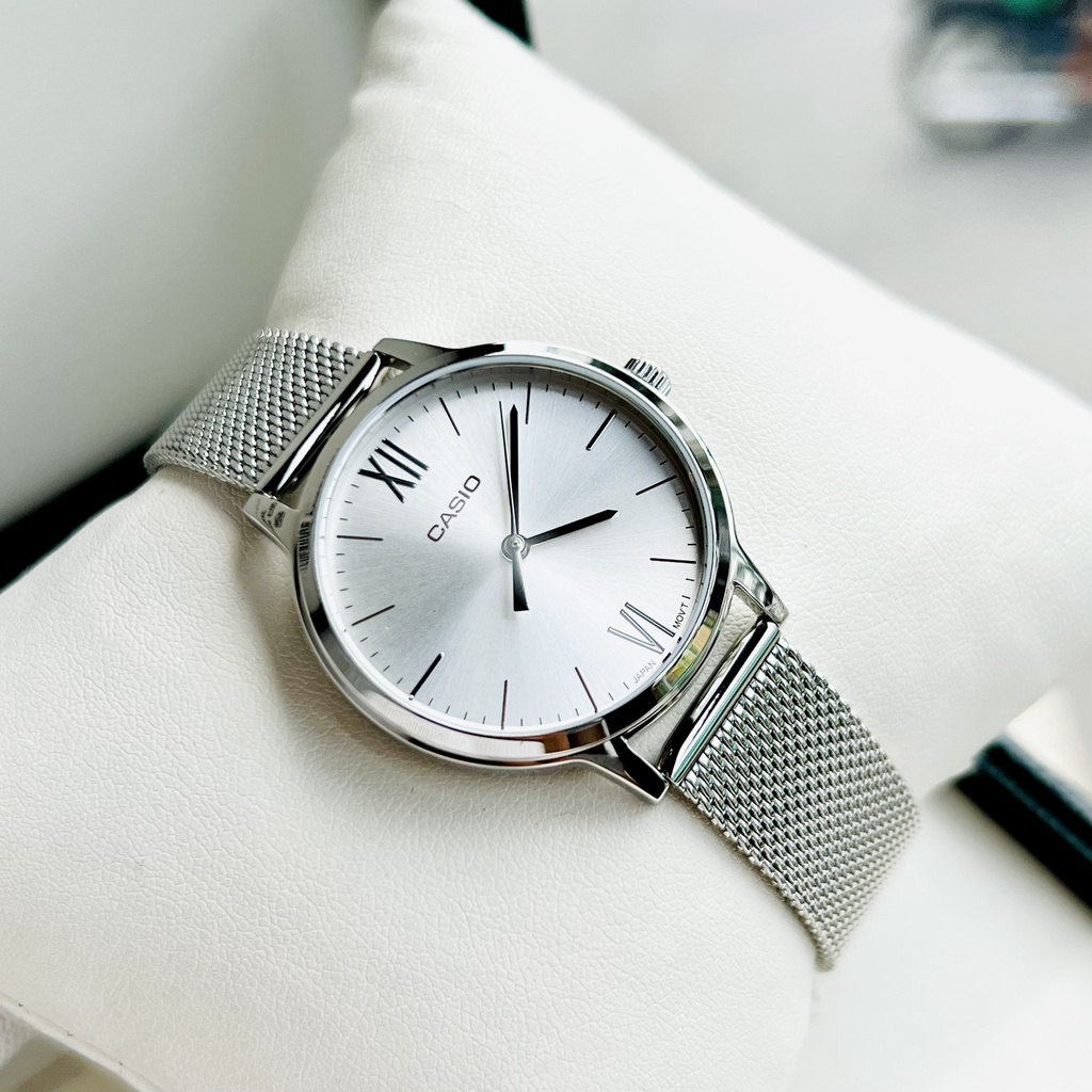 Đồng hồ nữ dây thép Casio LTP-E157M-7A