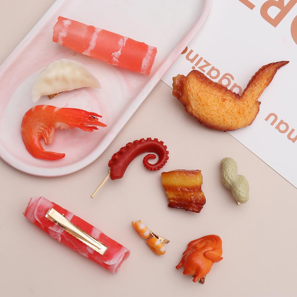 Kẹp Tóc Mái Hình Đồ Ăn Nhanh Cho Nữ SUMU BBQ