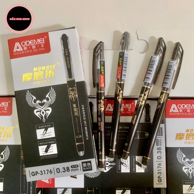 [Giá Sỉ] 12 chiếc Bút bi nước 3176 có đầu tẩy (xoá được mực) cao cấp GP3176