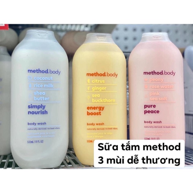 Sữa tắm Method