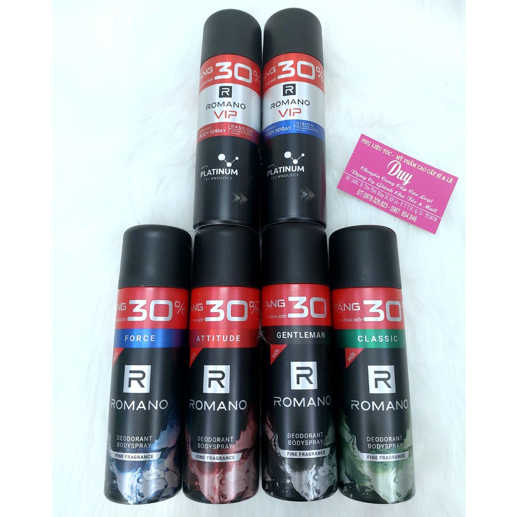 Romano - Xịt khử mùi Hương nước hoa 195ml | BigBuy360 - bigbuy360.vn