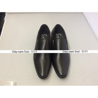(Freeship) Giày Da Nam Công Sở Đẹp - S111 (Đen)