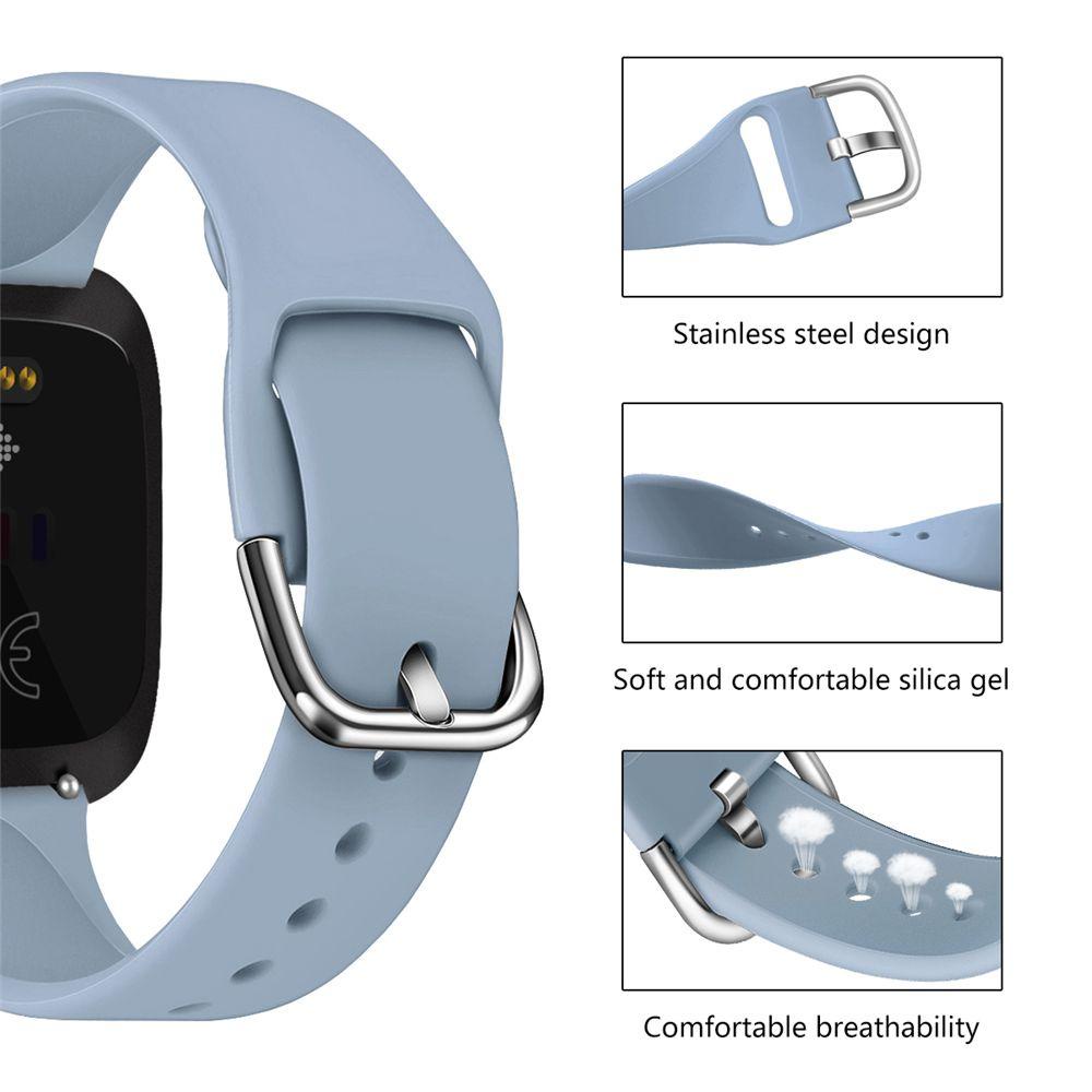 CHOOKEY Dây Đeo Silicone Thể Thao Cho Đồng Hồ Thông Minh Fitbit Versa 2 1 Lite